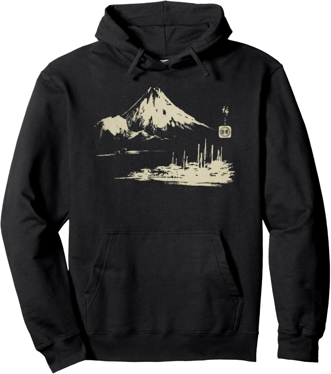 Berühmte Japanische Kunst Seikenji Fuji Hiroshige Stilvoll Pullover Hoodie