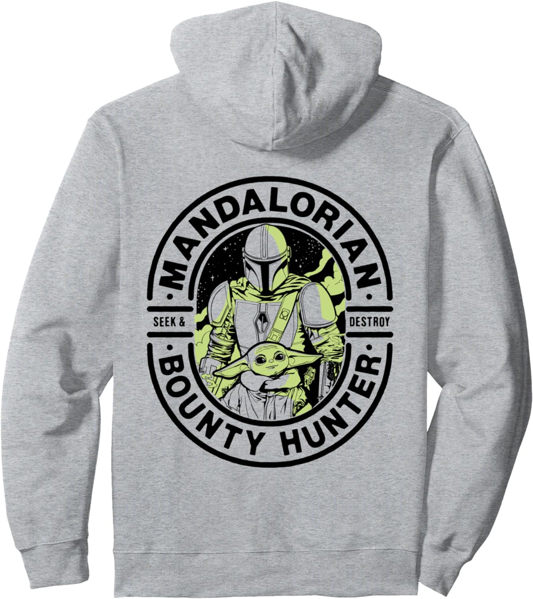 Star Wars The Mandalorian Neon Logo Pullover Hoodie