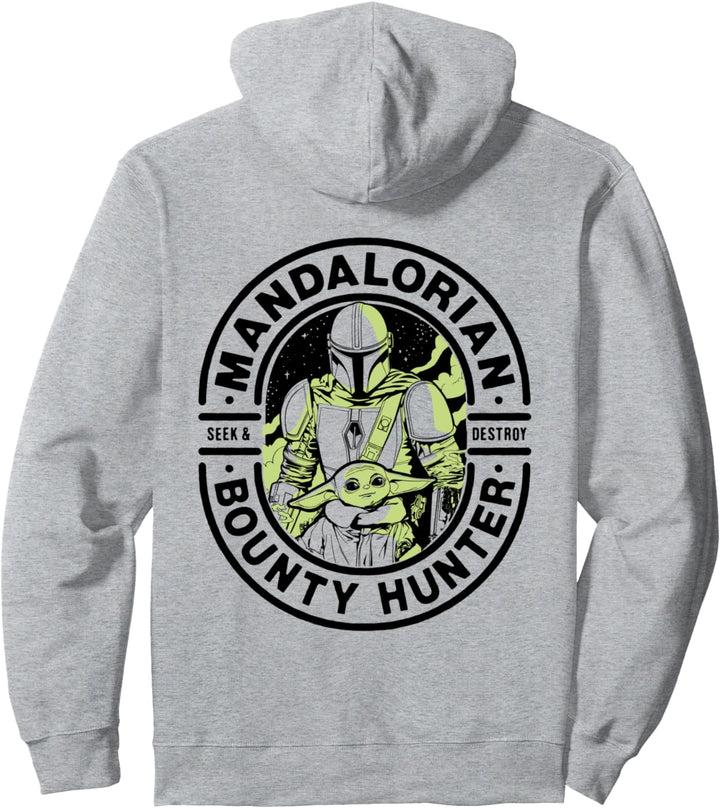 Star Wars The Mandalorian Neon Logo Pullover Hoodie