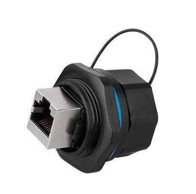 Good Connections Industrie-Steckverbinder S6 - RJ45 Durchführungskupplung, RJ45 Buchse beidseitig, B