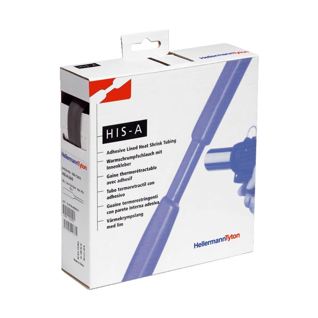 HellermannTyton Schrumpfschlauch HISA-18/6-POX-BK