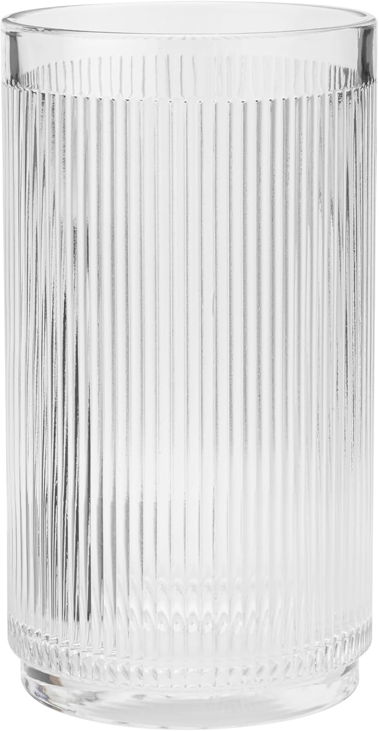 Stelton Pilastro geriffelter Weinkühler aus Glas - Gefrierschrankfest - Spülmaschinenfest - Dänische