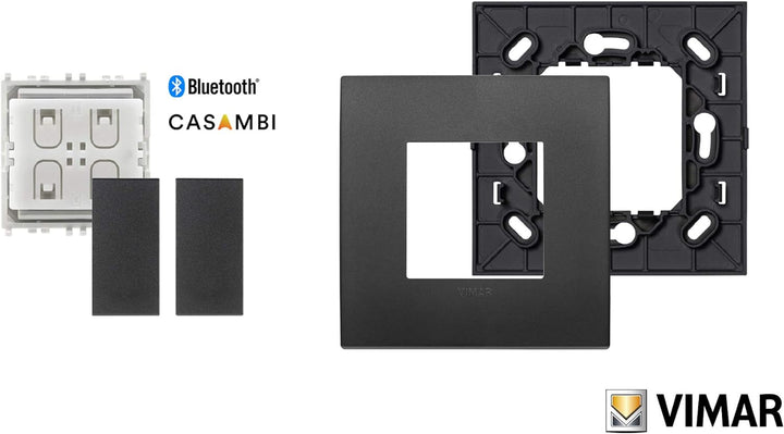 Vimar 0K03925.07 Arké Steuerungs-Set, kabellos und ohne Batterien, VIEW Wireless Standard Bluetooth
