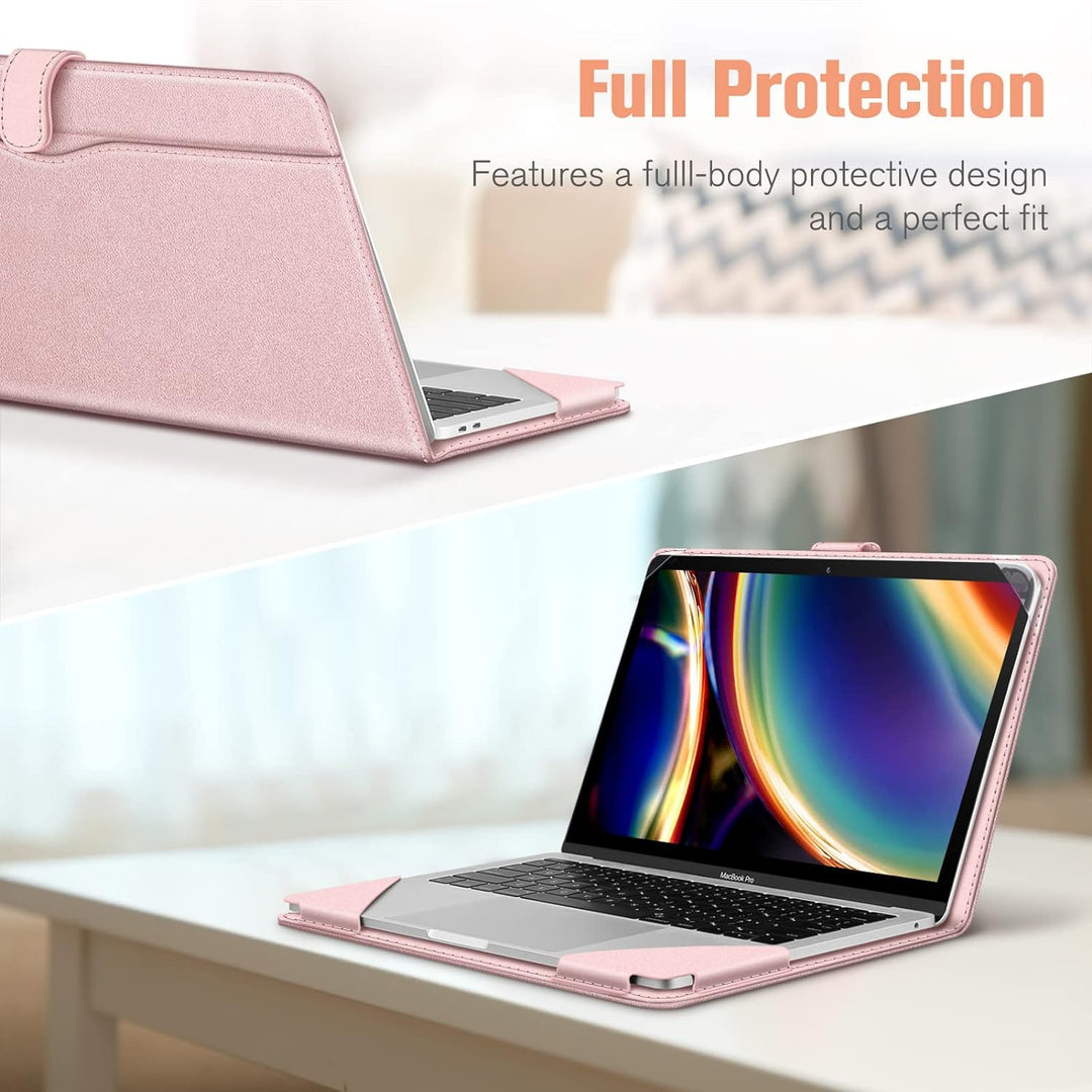 Fintie Hülle Kompatibel mit MacBook Air M3 M2 13.6 (2024-2022), MacBook Air M1 13 (2020-2018) und Ma