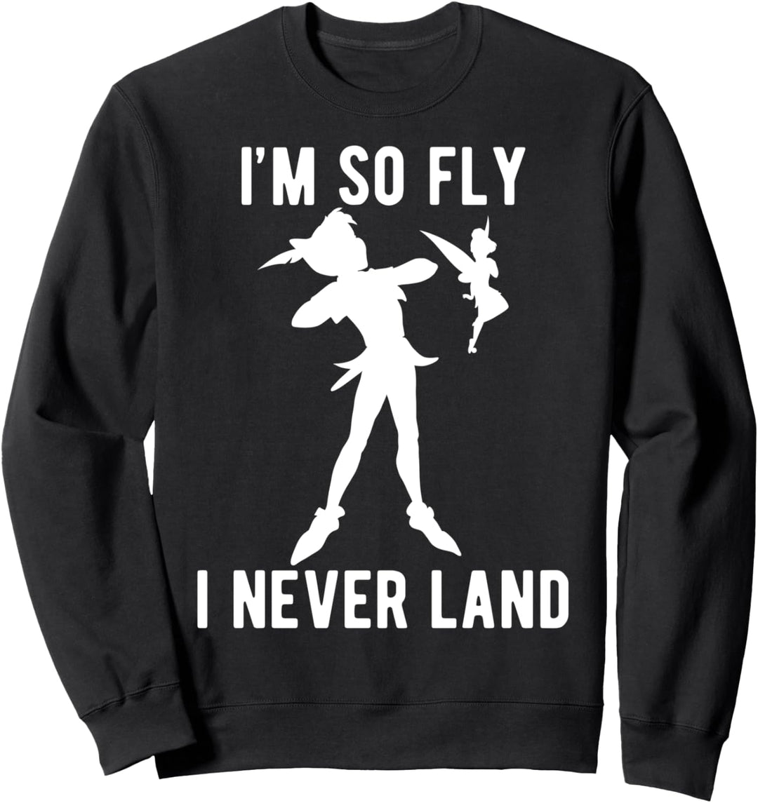 Disney Peter Pan I'm So Fly I Never Land Silhouette Sweatshirt