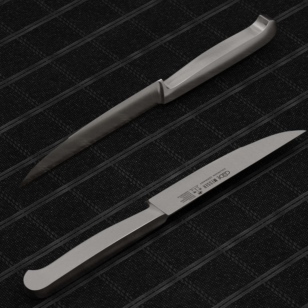 Güde Steakmesser, Chromstahl, Silber