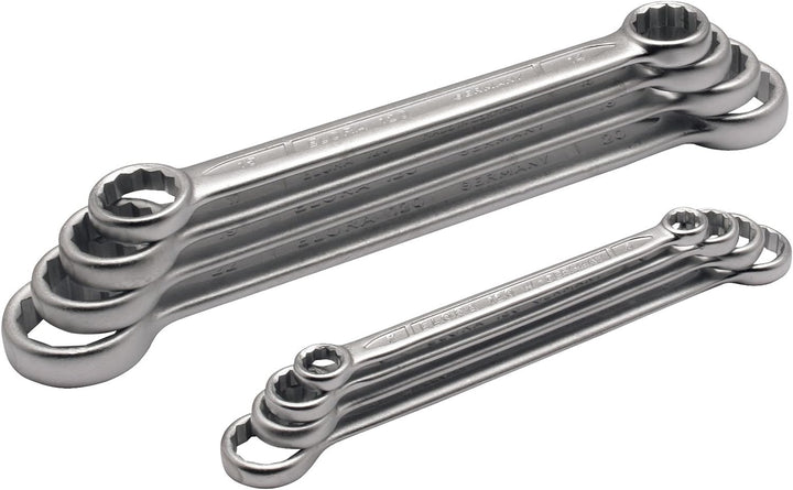 Elora Doppelringschlüssel-Satz, gerade DIN 837, 8-teilig, 6-22 mm, 120S 8M