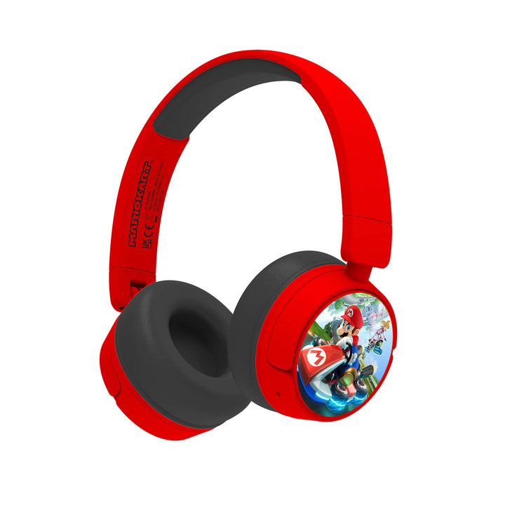 OTL Technologies MK0983 Mario Kart Kabellose Kinder-Kopfhörer, Rot