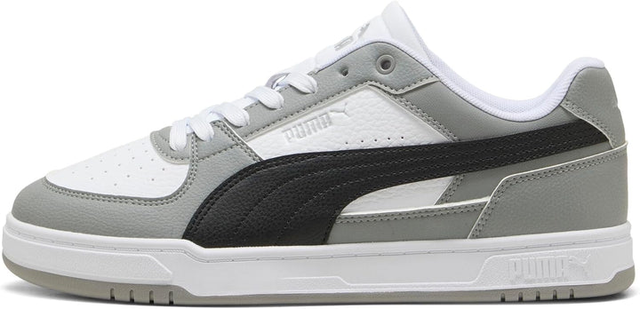 Puma Unisex Puma Caven 2.0Sneaker 38 EU Puma White Puma Black Gray Echo, 38 EU Puma White Puma Black