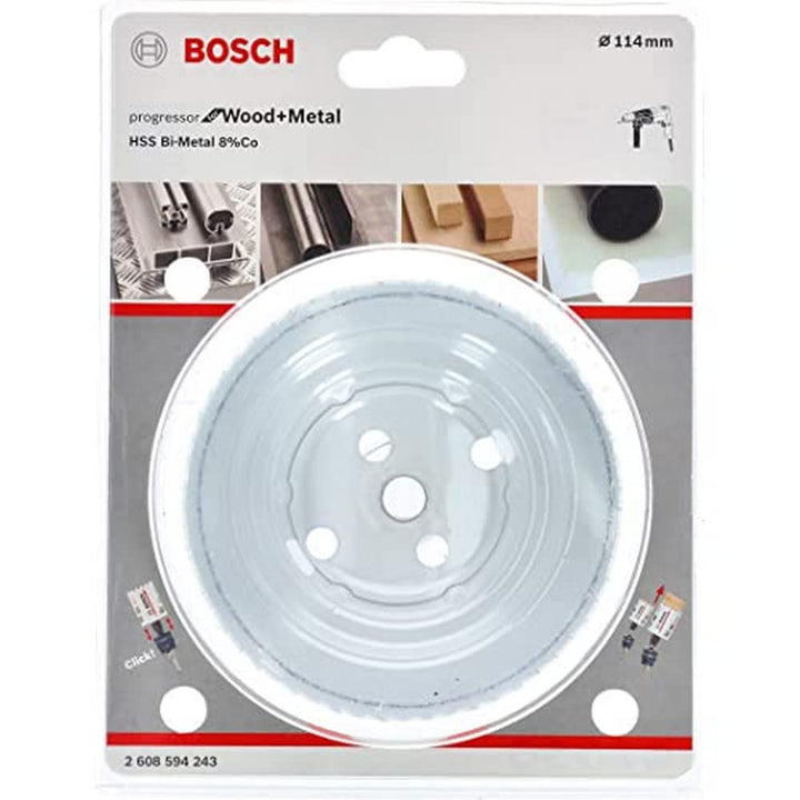 Bosch Accessories Bosch Professional Lochsäge Progressor for Wood & Metal (Holz und Metal, Ø 114 mm,