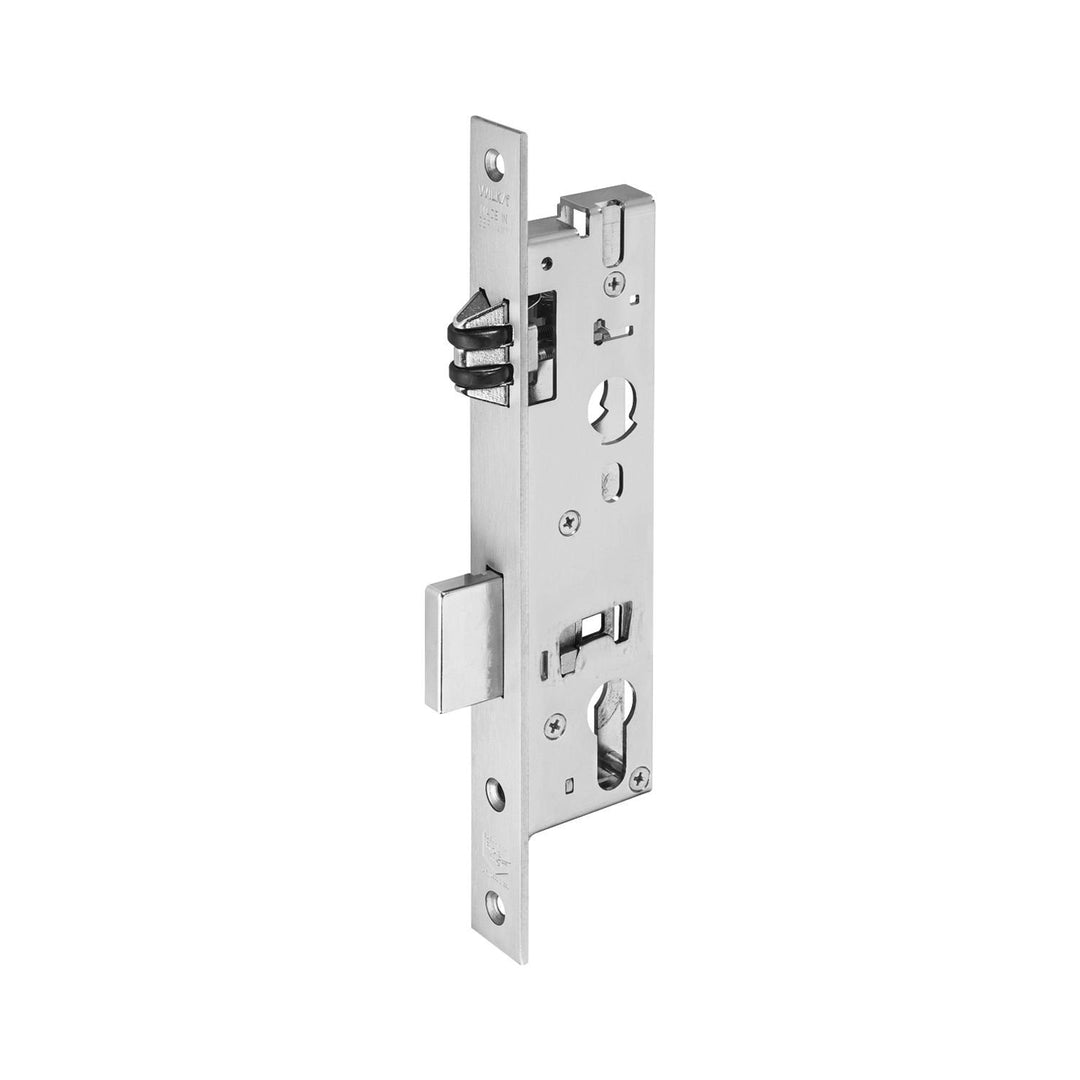 WILKA Rollfallenschloss 1452 | Dornmass: 30 mm | Stulpe 245 mm flach Edelstahl | 1 Stück, 30 mm