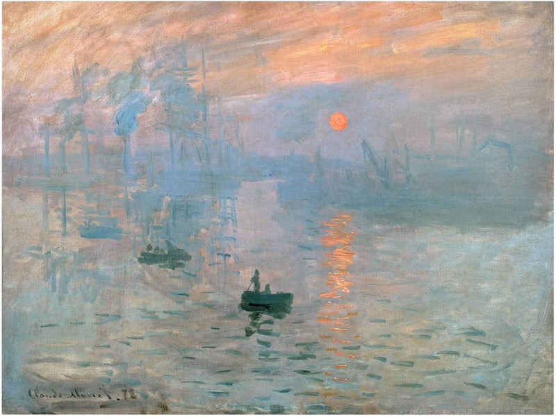 Bilderwelten Top Claude Monet Leinwandbilder Impression (Sonnenaufgang) 90 x 120cm 90cm x 120cm Clau