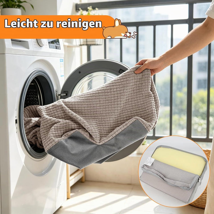 4 Stück Hunderampen für Treppen, rutschfeste Treppenhilfe für Hunde | Gefüllt mit Elastischem Schwam