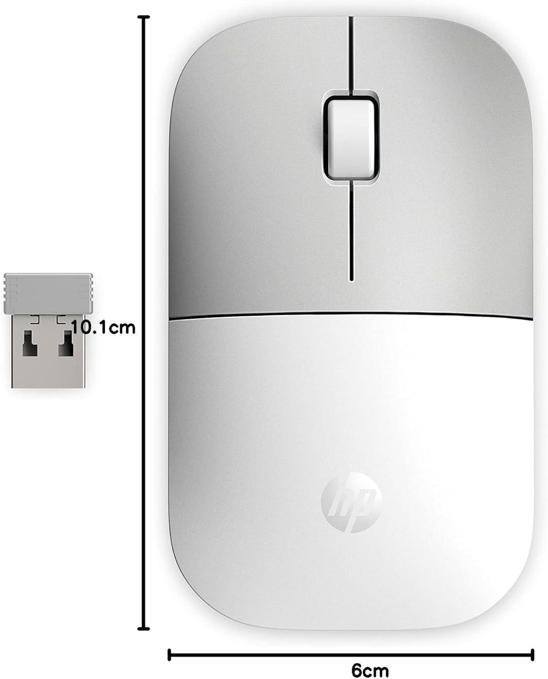 HP Z3700 Ceramic Wireless Mouse Keramik Dongle, Keramik Dongle