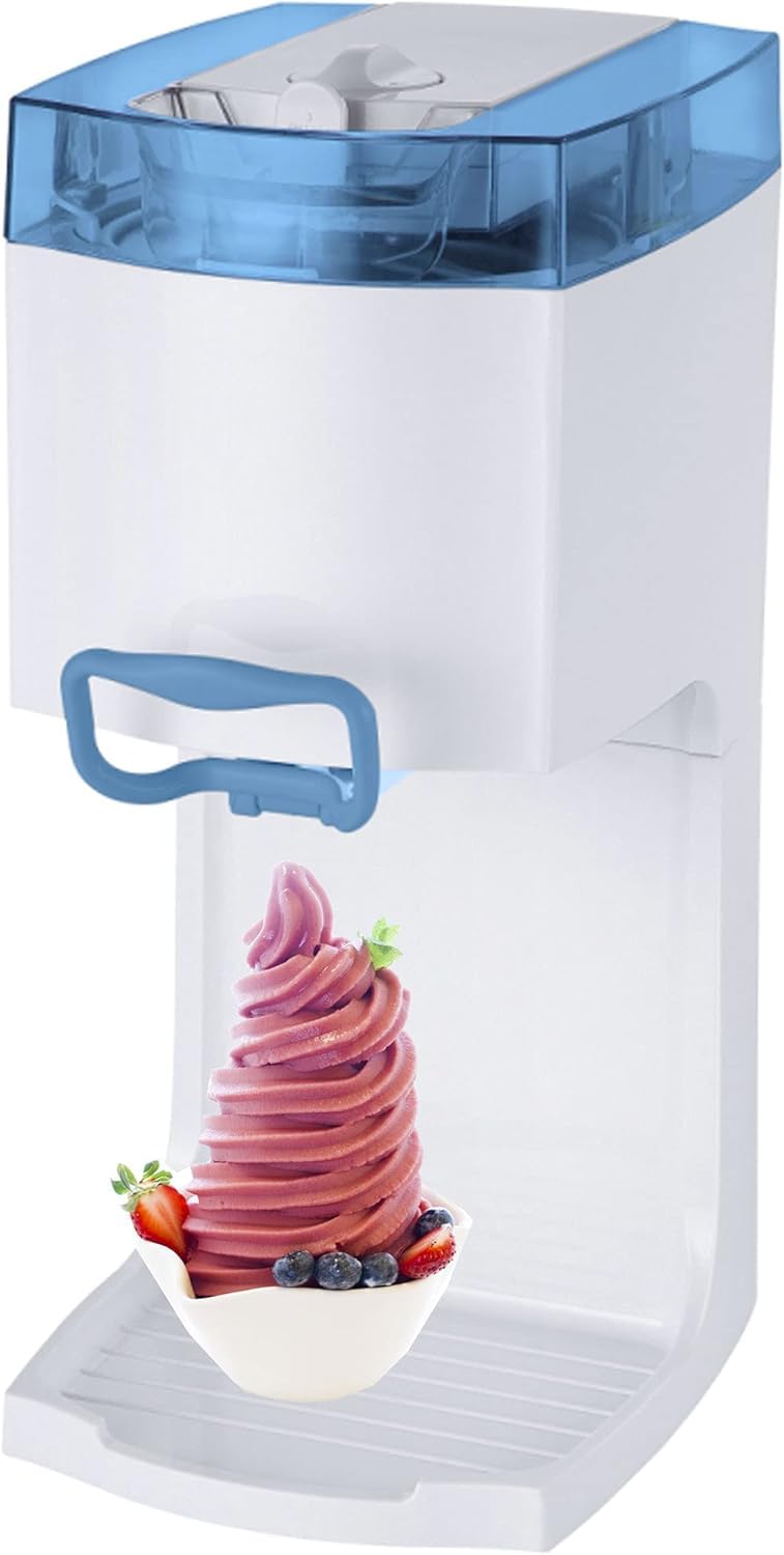 Syntrox Germany Softeismaschine für Zuhause | 4in1 Eismaschine für Softeis, Frozen Joghurt & Sorbet