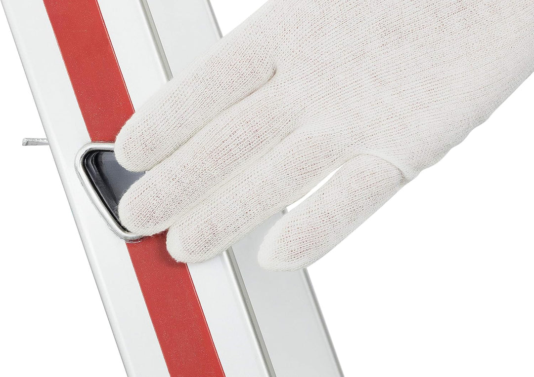 Hymer 402416 Stufenstehleiter beidseitig begehbar, 2x8 Stufen