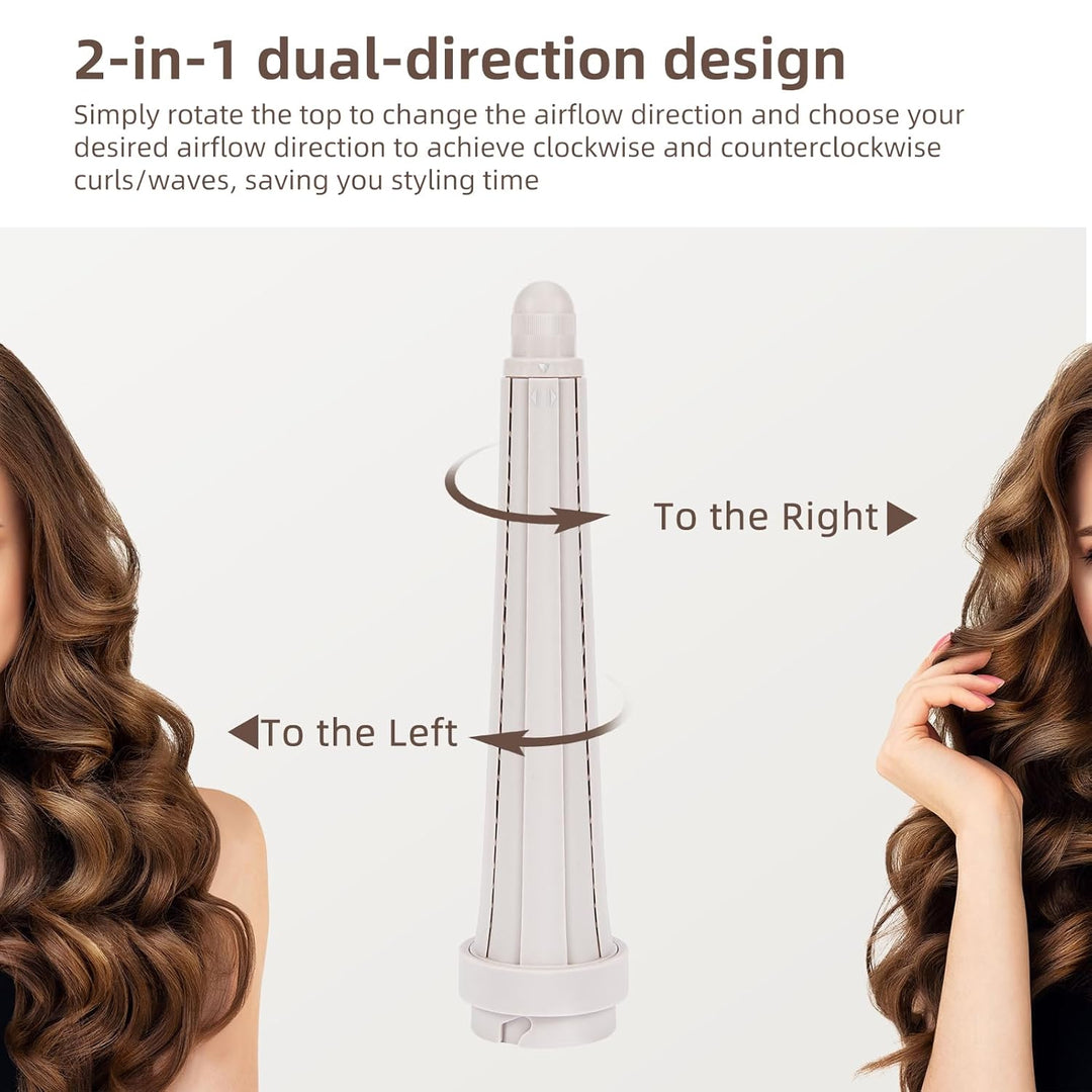 0.78in-1.4in Conical Long Barrels Attachment für Shark FlexStyle HD430/HD435/HD440BK, 20MM-36MM Auto