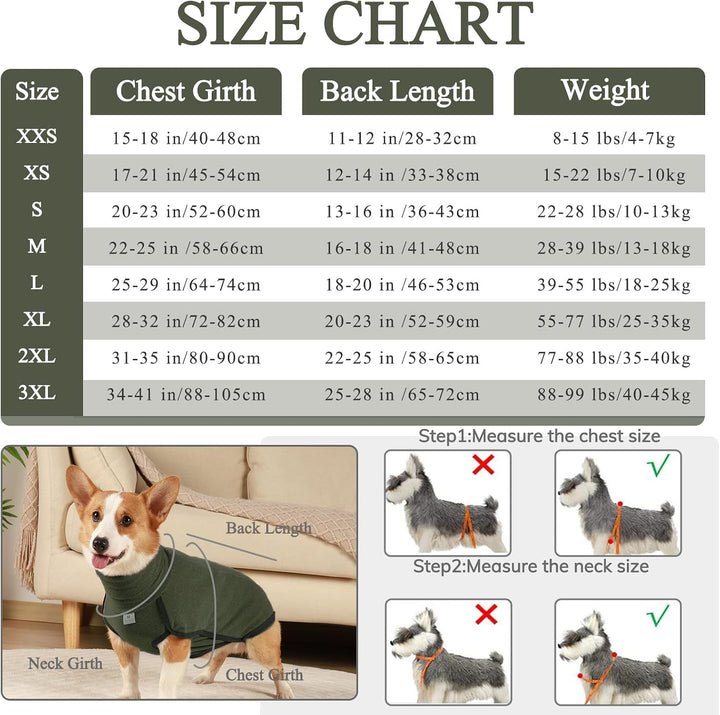Hundepullover, Fleece-Pullover für kleine, mittelgrosse und grosse Hunde - Warmer und leichter Hunde