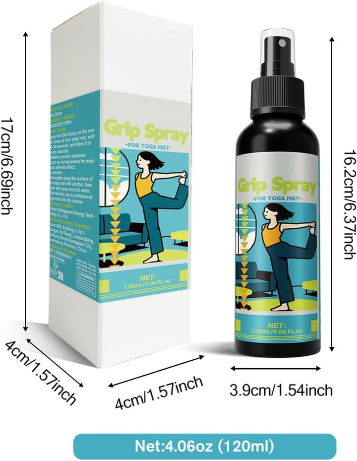 Yoga Matten Rutschfest Spray - Anti-Rutsch Spray Für Yogamatte | Multifunktionaler Haftverstärker Sp