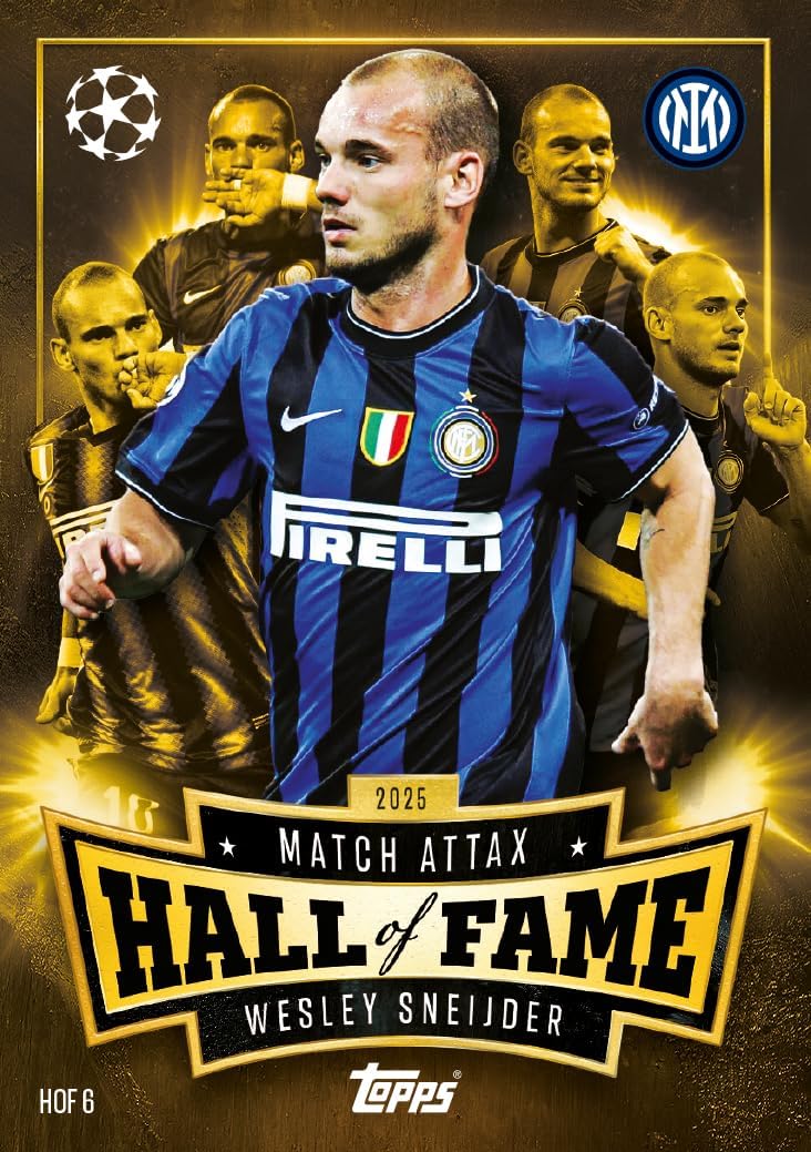 Topps UCC Match Attax 2025/26 - Full Box - Enthält 32 Päckchen mit 4 speziellen Einsteckkarten pro P