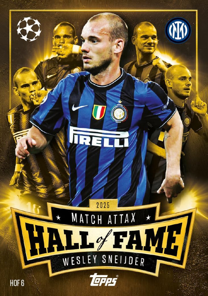 Topps UCC Match Attax 2025/26 - Full Box - Enthält 32 Päckchen mit 4 speziellen Einsteckkarten pro P