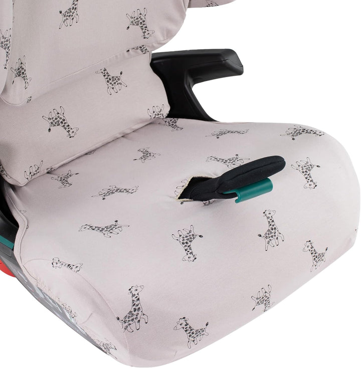 JYOKO KIDS Schutzhülle kompatibel mit Romer Kidfix (Romer Kidfix I-SIZE, Giraffe)