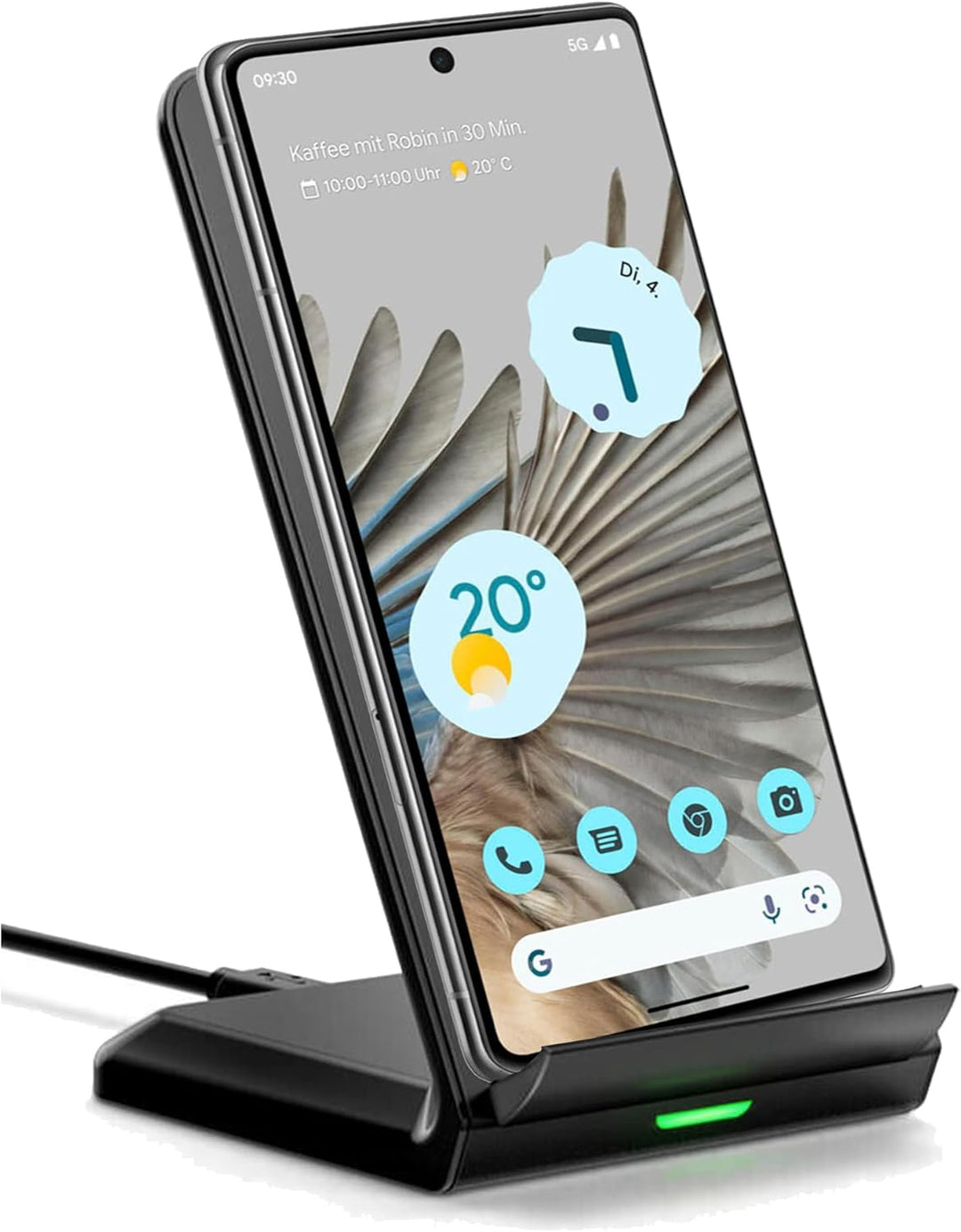 Drahtloses Schnell Ladegerät für Google Pixel 11 10 10a 9a 9 8 8a 7 7a 6 5 Pro XL Fold – Induktives