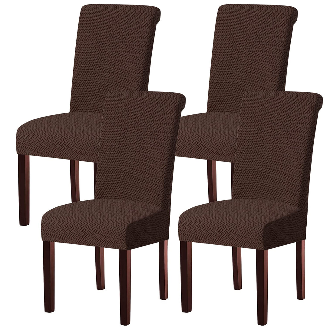 Moderne Stuhlhussen 1er/2er/4er/6er Set, Stretch Stulhhussen Schwingstuhl Elastisch Abnehmbarer Wasc
