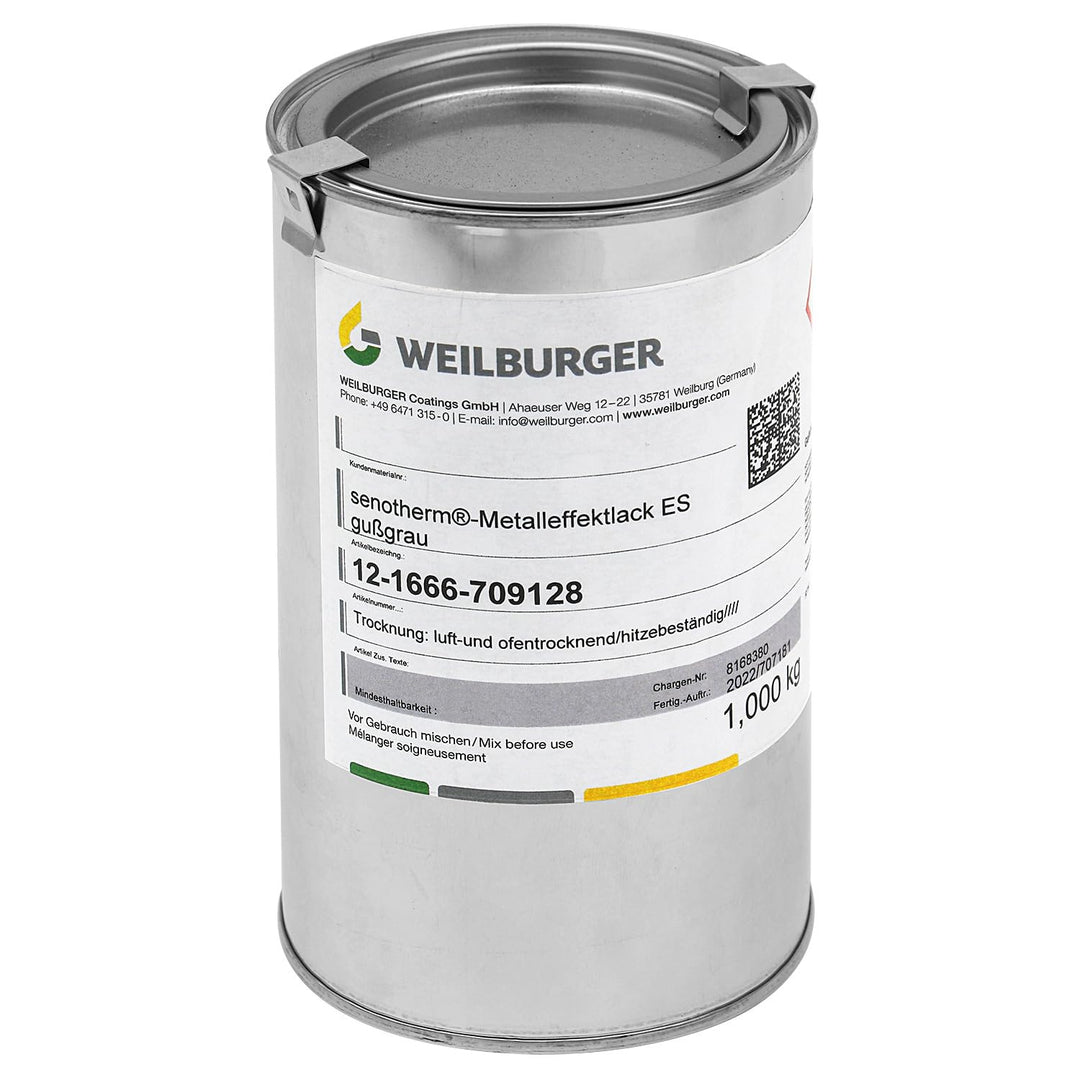 raik 704527 Ofenlack 1 kg Senotherm Lack Gussgrau