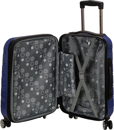 Rockland Melbourne Hardside Erweiterbares Spinner-Rad Gepäck, blau, 2-Piece Set (20/28), Melbourne H