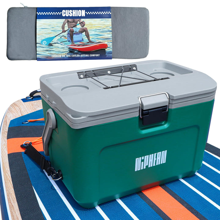 Niphean 4-lagige isolierte SUP Kühlbox – 60 Stunden Kälteerhalt, als Sitz auf dem Paddle Board umwan
