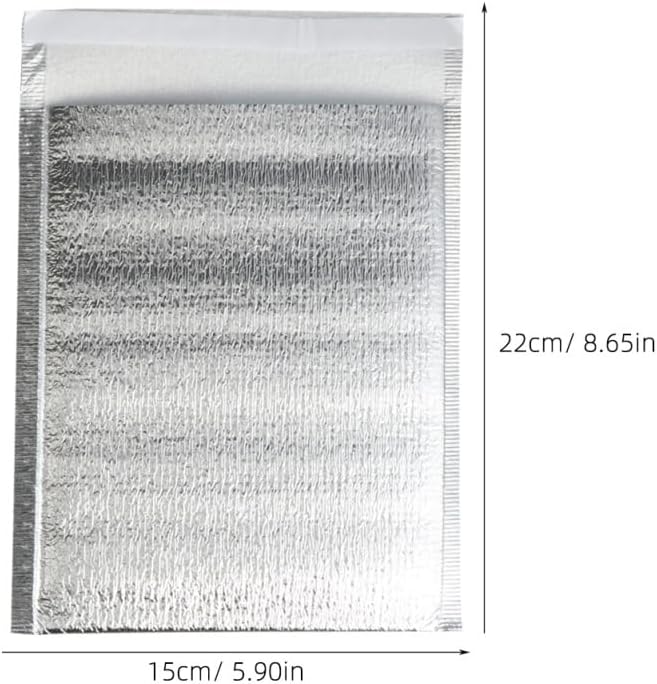 300 StüCk Isolationsbeutel Aus Aluminiumfolie Und Epe-Schaumstoff Tragbare WäRme- Und KäLteschutzbeu