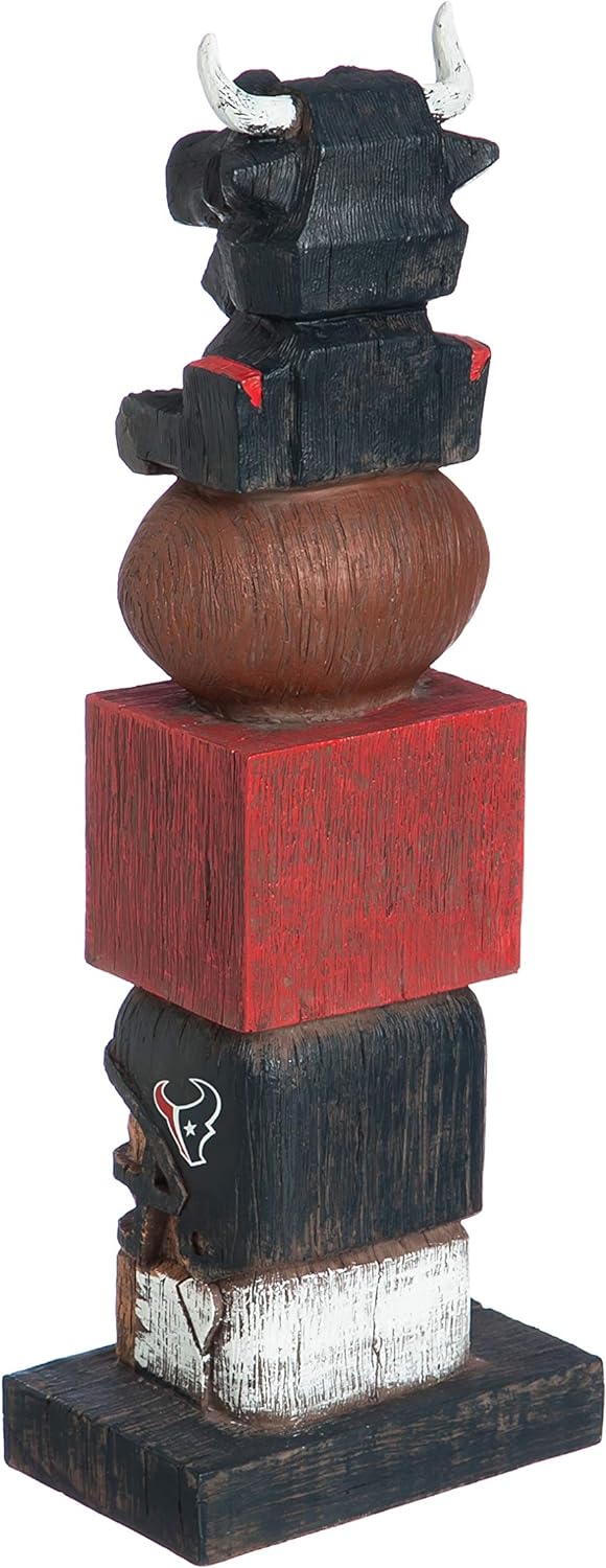 Team Sports America NFL Unisex NFL Tiki Totem Houston Texans 41 cm Houston Texans, Houston Texans 41