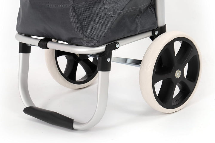 50Liter Aluminium Trolley Einkaufstrolley Klappbar, Shopping Trolley, Wasserabweisender Einkaufswage