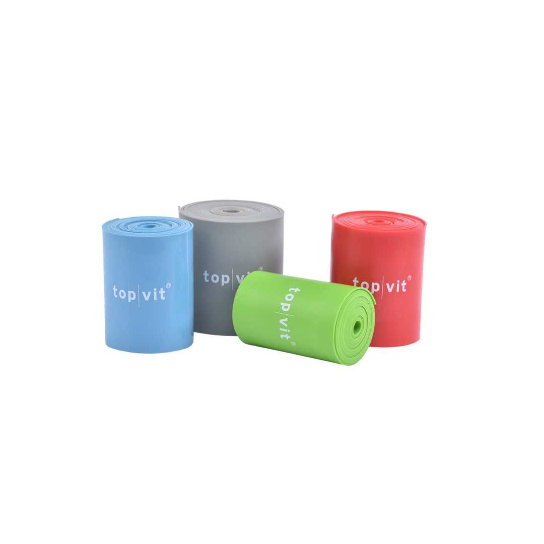 Flossband, Kompressions- und Widerstandsband zum Umwickeln der Muskeln &amp; Gelenke (1,3 mm (rot), 7,5