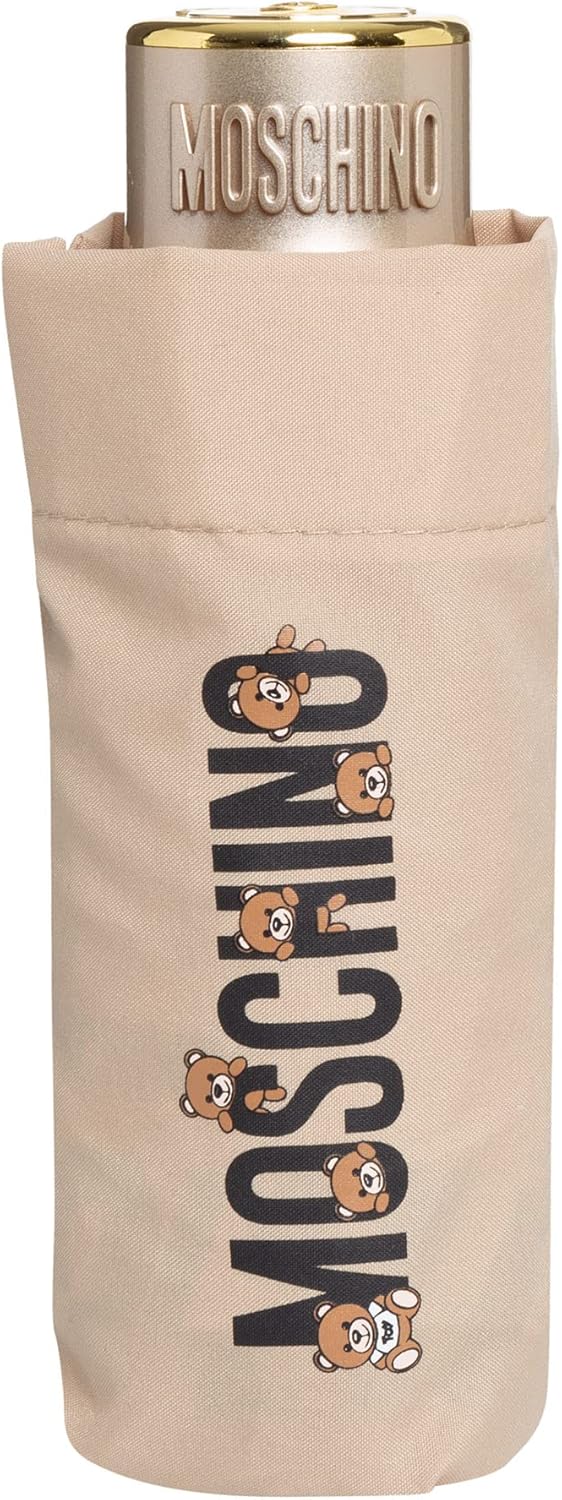 Moschino damen supermini Regenschirm dark beige