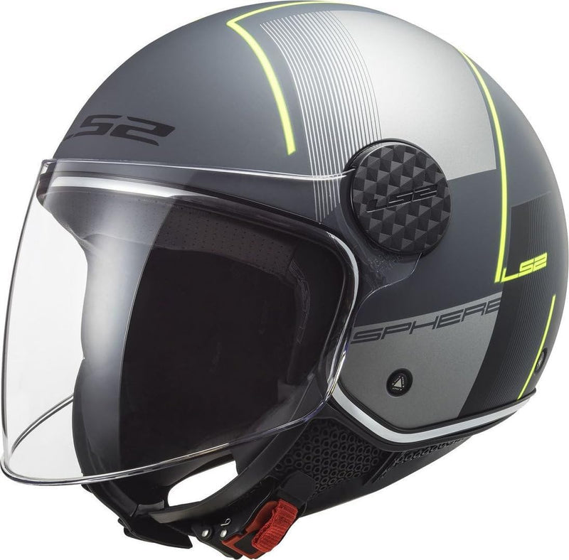 LS2, jethelm motorrad Sphere lux Firm mat black titanium, M, M mat black titanium