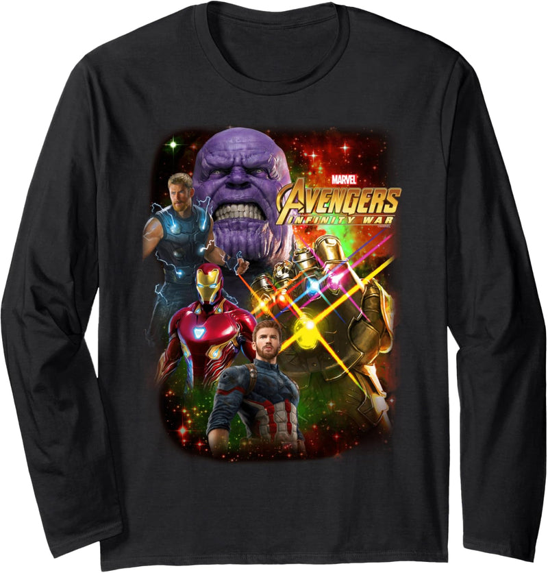 Marvel Avengers: Infinity War Thanos Ultimate Poster Langarmshirt