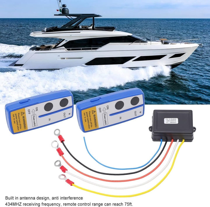 KIMISS 12V 24V Recovery Wireless Winch Remote Control Kit für LKW ATV SUV 75ft Universal Mini Car Wi