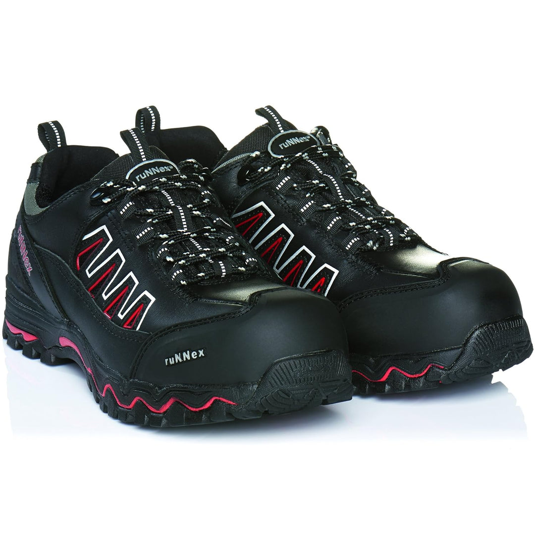 ruNNex Sicherheitsschuhe S3 LightStar extra leichte Halbschuhe Grösse 44, schwarz, 5320, 44