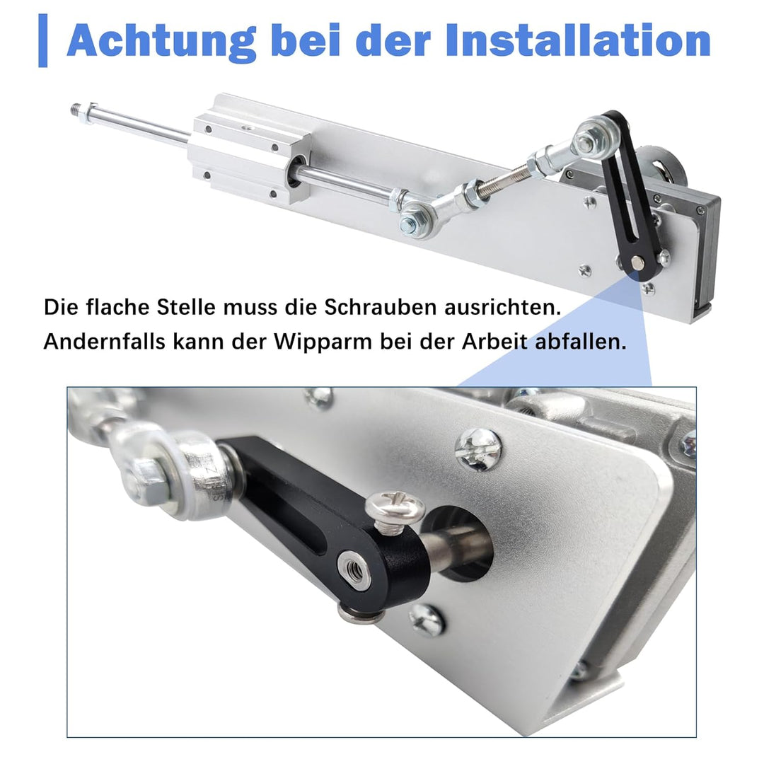 Hubkolbenmotor Linearaktuator DC 24V DIY Motor Hub 3cm-15cm 120rpm mit Drehzahlregler und Ende Verbi