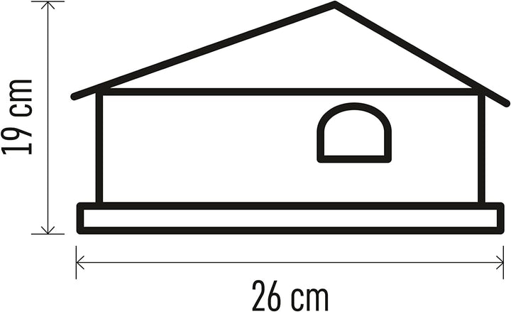 EMOS Weihnachtskrippe mit handbemalten Figuren, Weihnachtsdekoration mit 5 LEDs, warmweisses Licht,