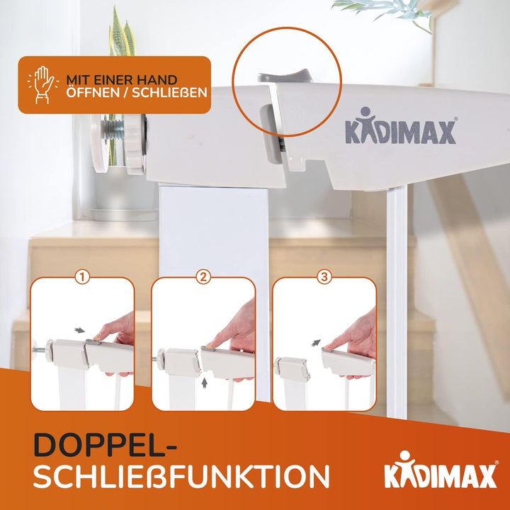 KIDIMAX Treppenschutzgitter (Modell 2022) Erweiterung (Verlängerung) 20 cm, steckbarer Gitter Aufsat