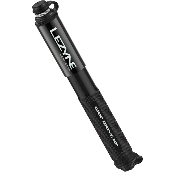 Lezyne Unisex-Adult Grip Drive Hp Minipumpe S 185mm Schwarz, S 185mm Schwarz