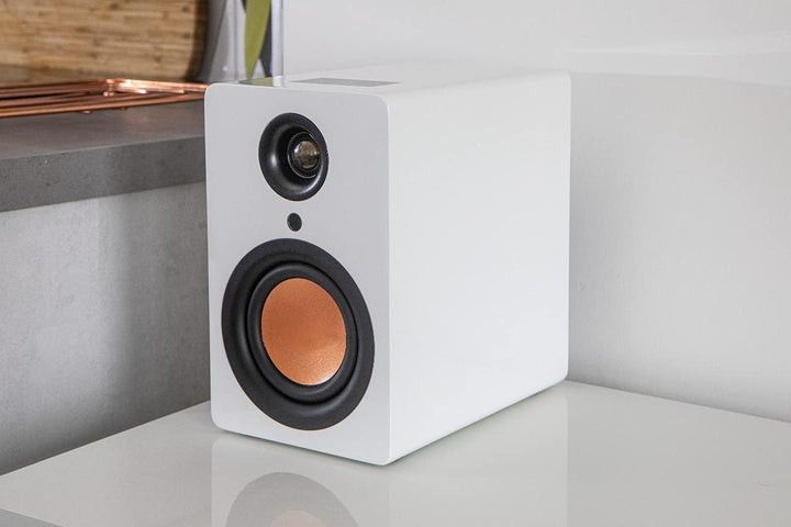 Mitchell Acoustics Acoustics USTREAM ONE - Weisser, kabelloser Hi-Fi-Lautsprecher True Wireless Blue
