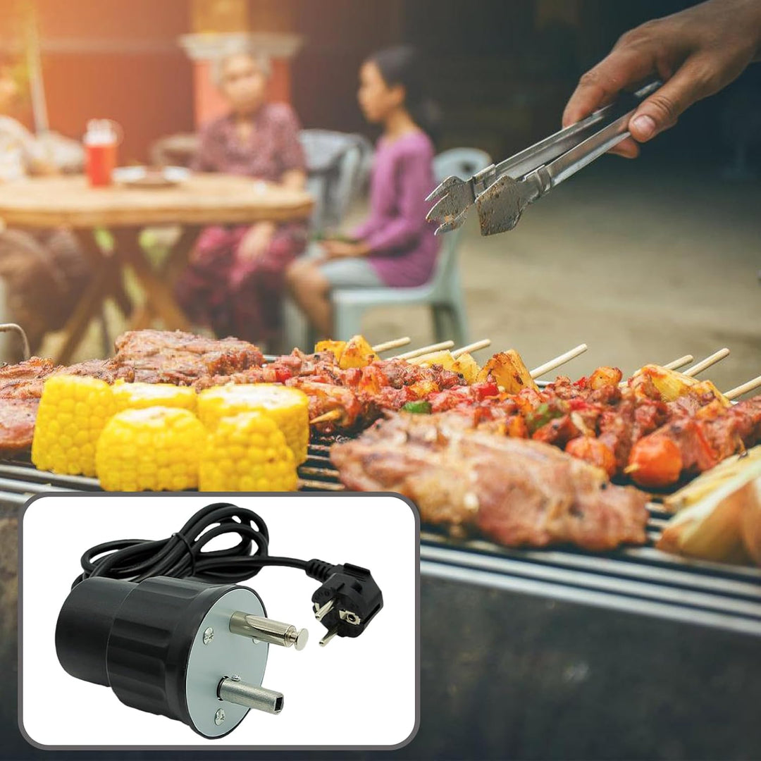 Grillmotor FD801B ABS Barbecue Rotator Motor Elektromotor Grill Rotator DC 220V-240V Outdoor BBQ Dre