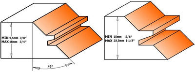 CMT Orange Tools 955.504.11 – Erdbeere Grapevine 45 Grad HM S 12 D 50,8 x 22,2, Grigio/Arancio