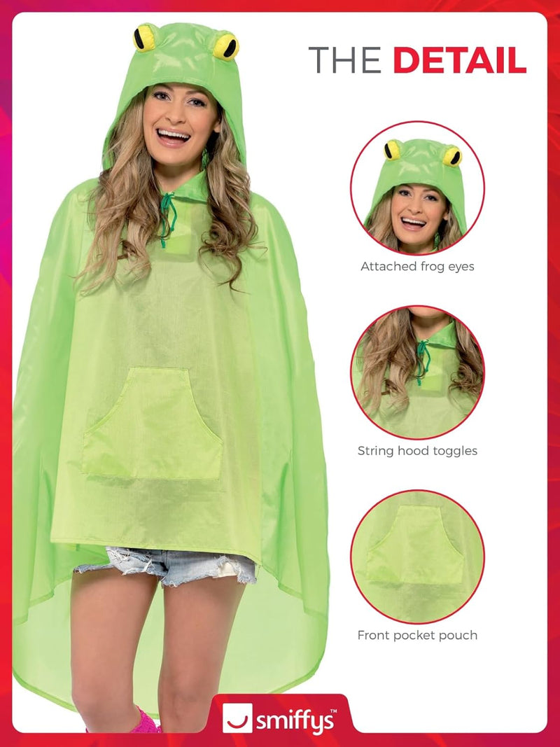 Frog Party Poncho