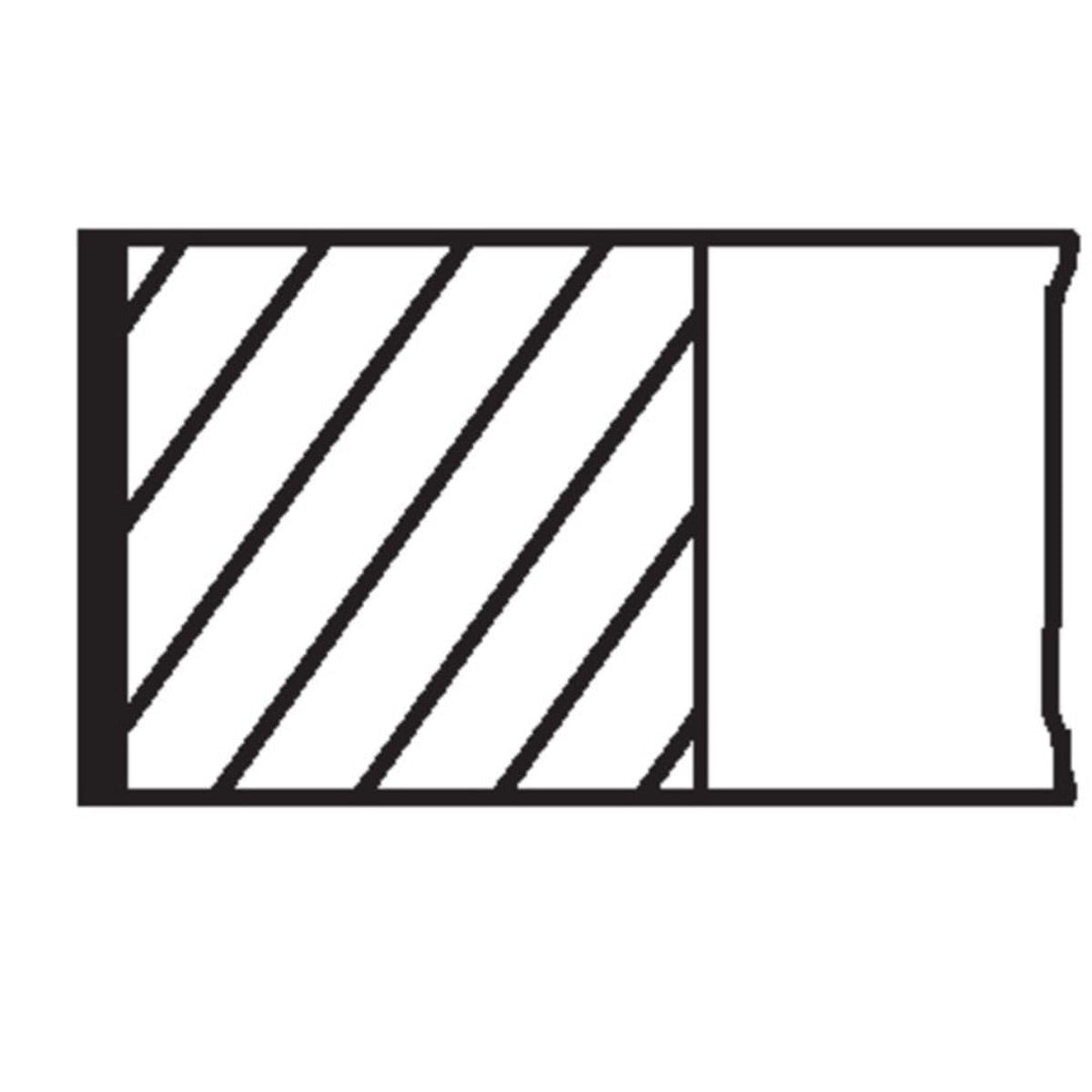 Mahle 040 RS 10012 0N0 - Kolbenringsatz