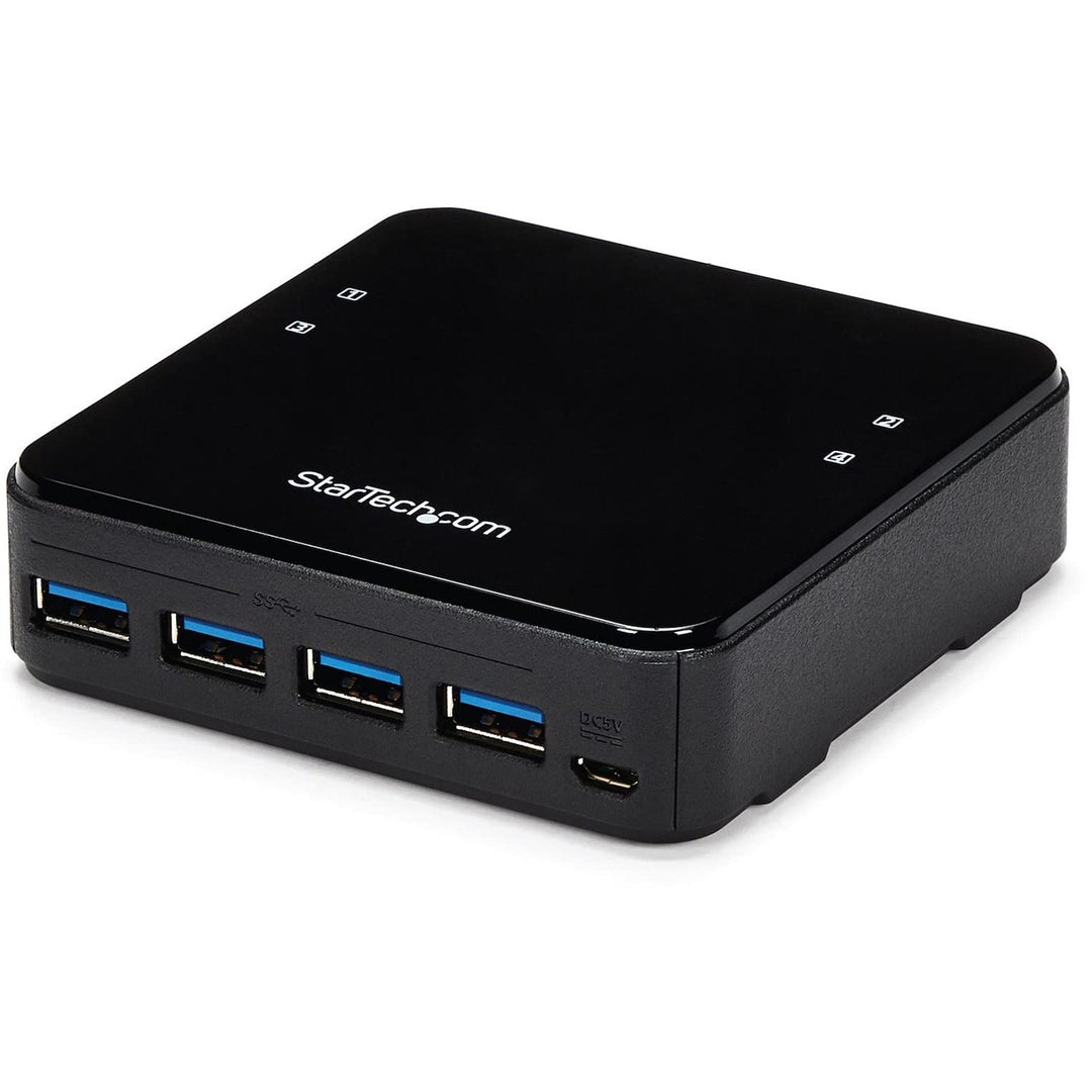 StarTech.com USB 3.0 Sharing Switch 4x4 für Peripheriegeräte - USB Umschalter für Mac / Windows / Li